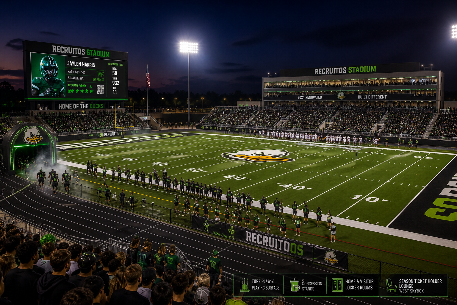 RecruitOS Stadium